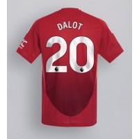 Manchester United Diogo Dalot #20 Fußballbekleidung Heimtrikot 2024-25 Kurzarm